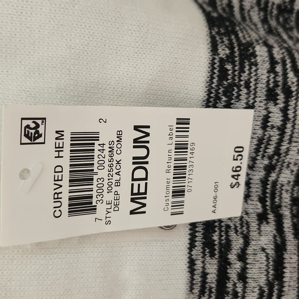 Karen Scott sweater medium black and white - Picture 4 of 12